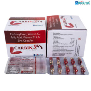 CARBIN Z - Carbonyl Iron, Vitamin C, Folic Acid, Vitamin B12 & Zinc Capsules