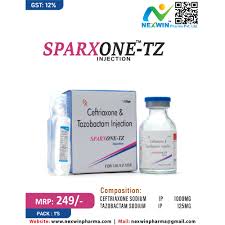 Sparxone TZ - Ceftriaxone + Tazobactam Injection