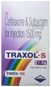 Traxol S - Ceftriaxone + Sulbactam Injection